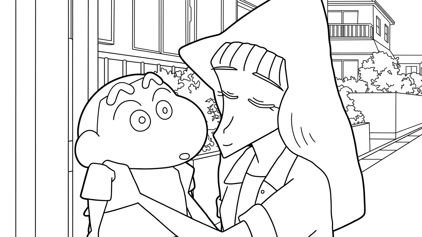 coloriage Crayon Shin chan gratuit en ligne