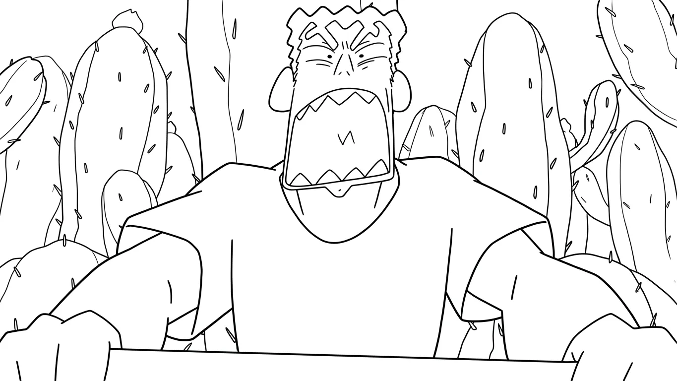 coloriage Crayon Shin chan à imprimer pour enfants