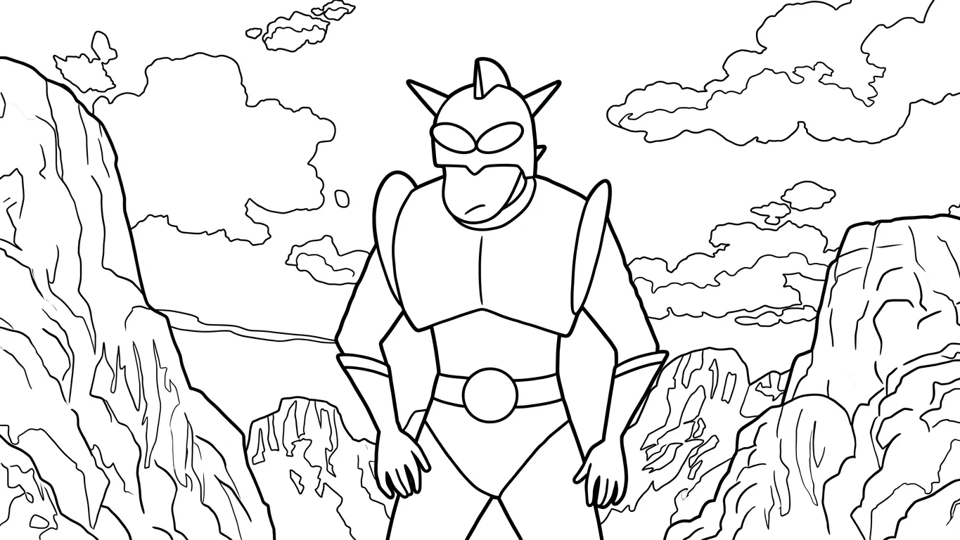 coloriage Crayon Shin chan à imprimer kawaii