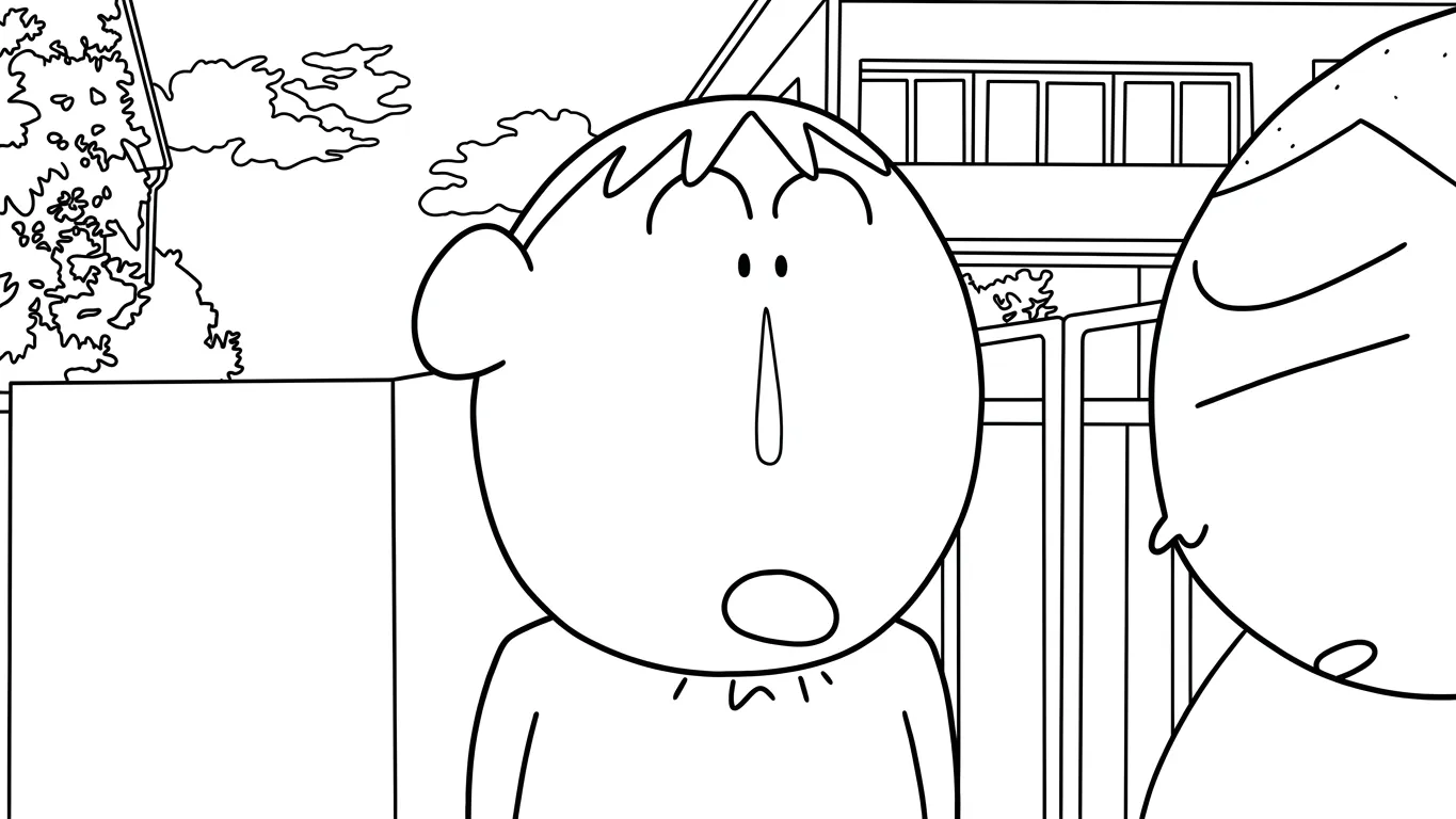 coloriage Crayon Shin chan gratuit à imprimer 1