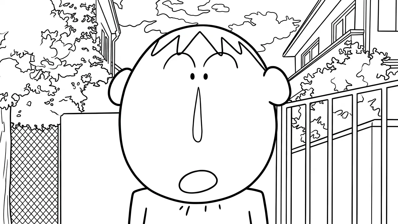 télécharger coloriage Crayon Shin chan gratuit