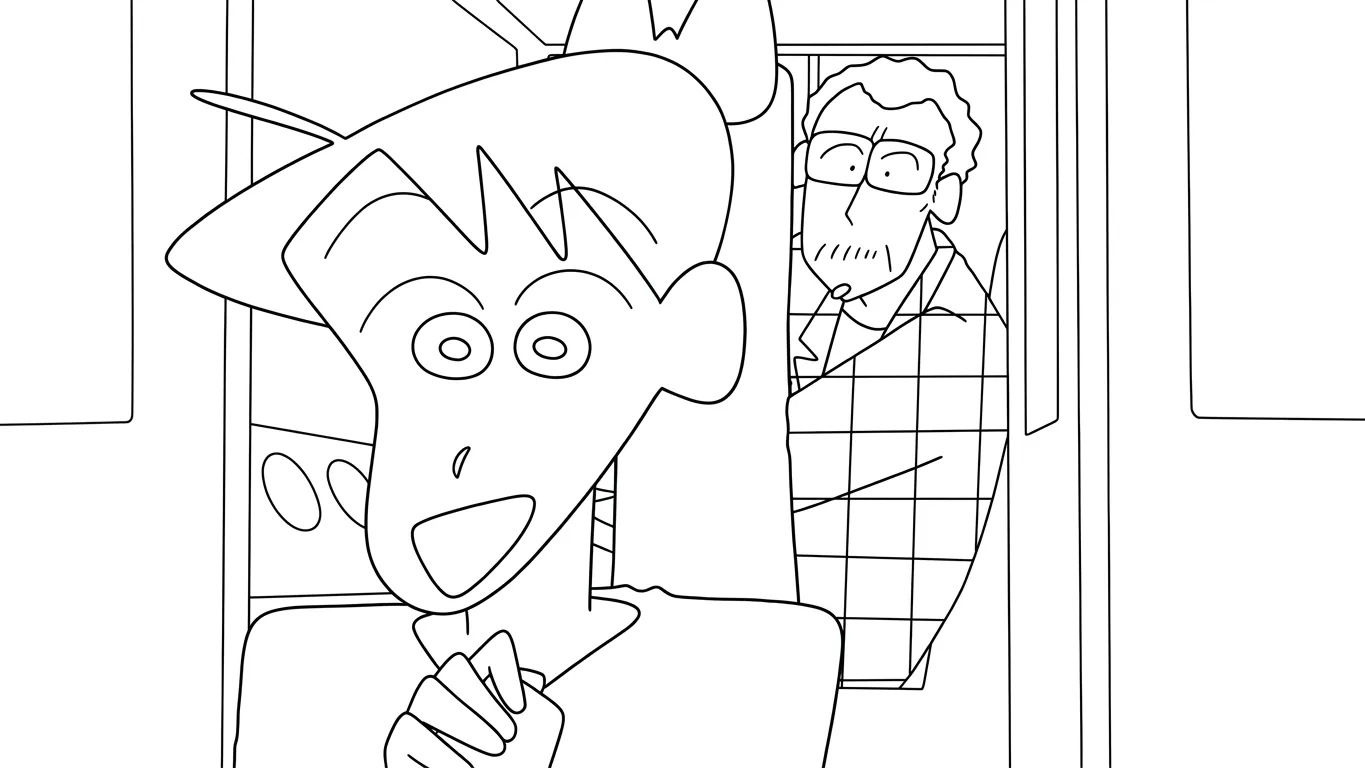 coloriage Crayon Shin chan gratuit pour enfants