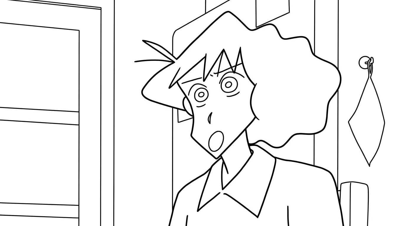 coloriage Crayon Shin chan a colorier en ligne gratuitement