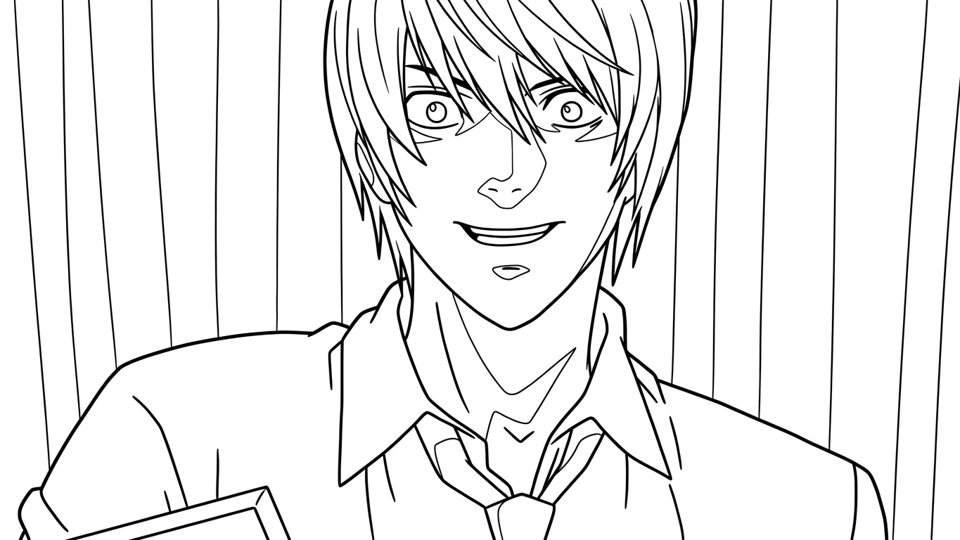 coloriage Death Note a imprimer