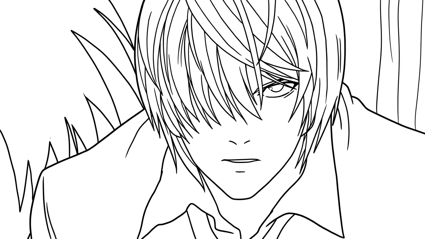 coloriage Death Note a imprimer gratuit