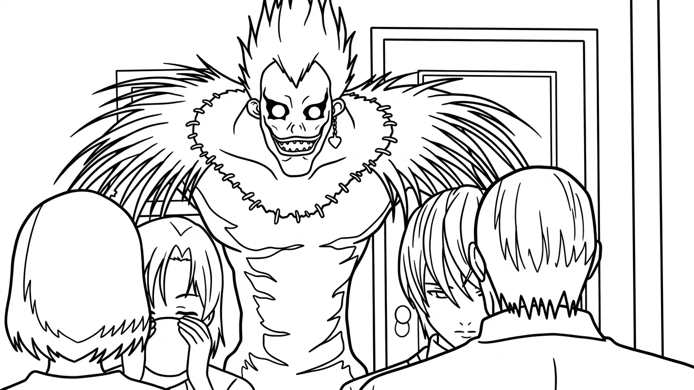 télécharger coloriage Death Note gratuit