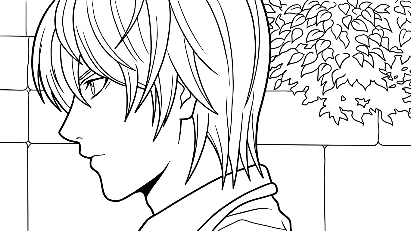 coloriage Death Note a colorier en ligne