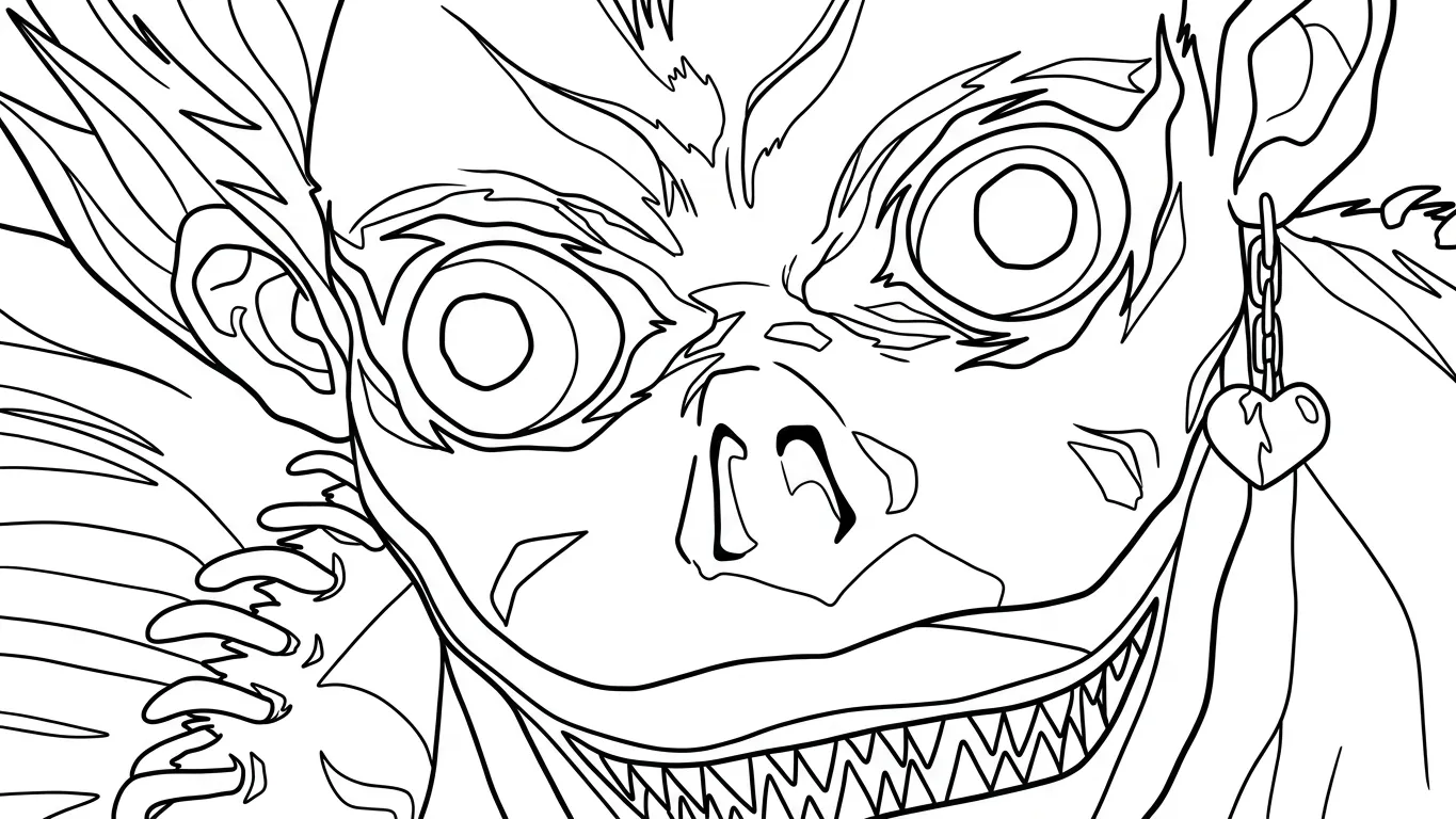 coloriage Death Note a imprimer gratuitement
