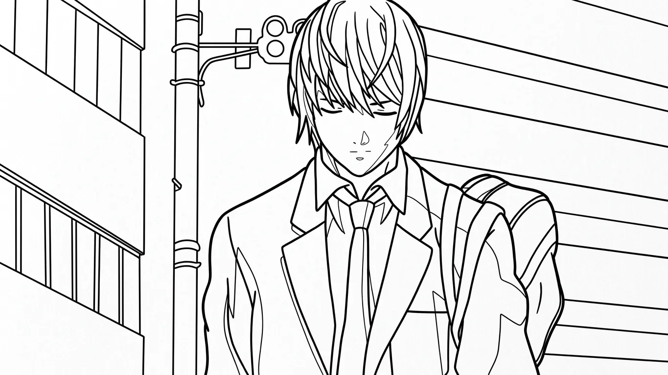 coloriage Death Note à imprimer pdf