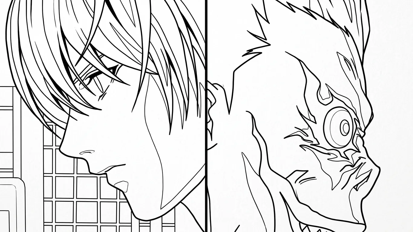 coloriage Death Note a imprimer 2