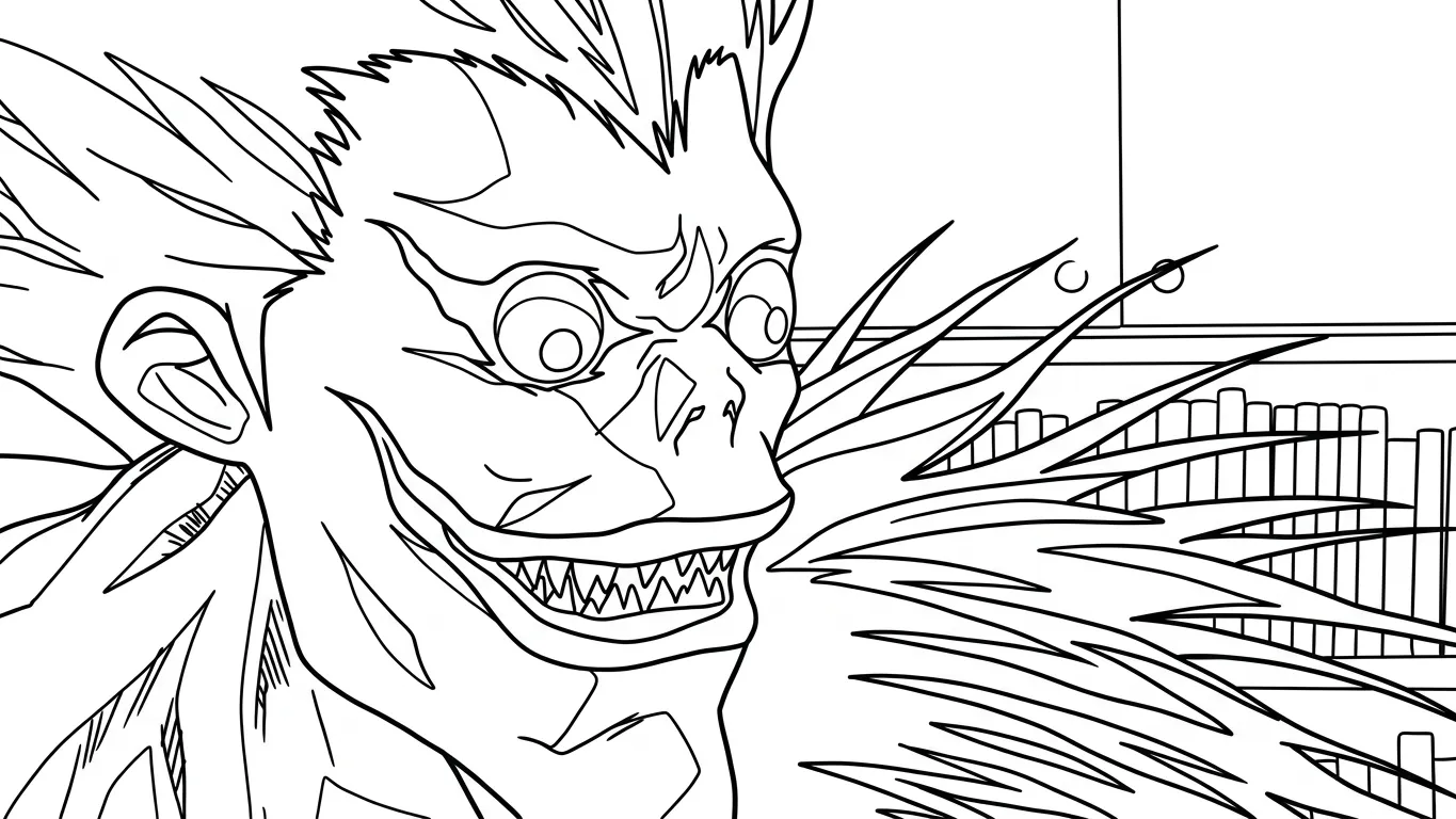 coloriage Death Note a imprimer 1
