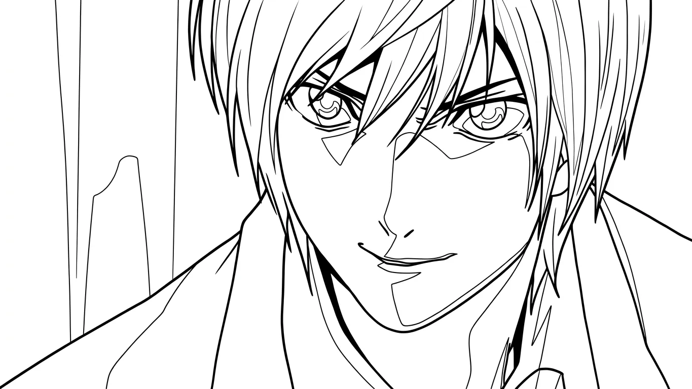 coloriage Death Note pour enfants 1
