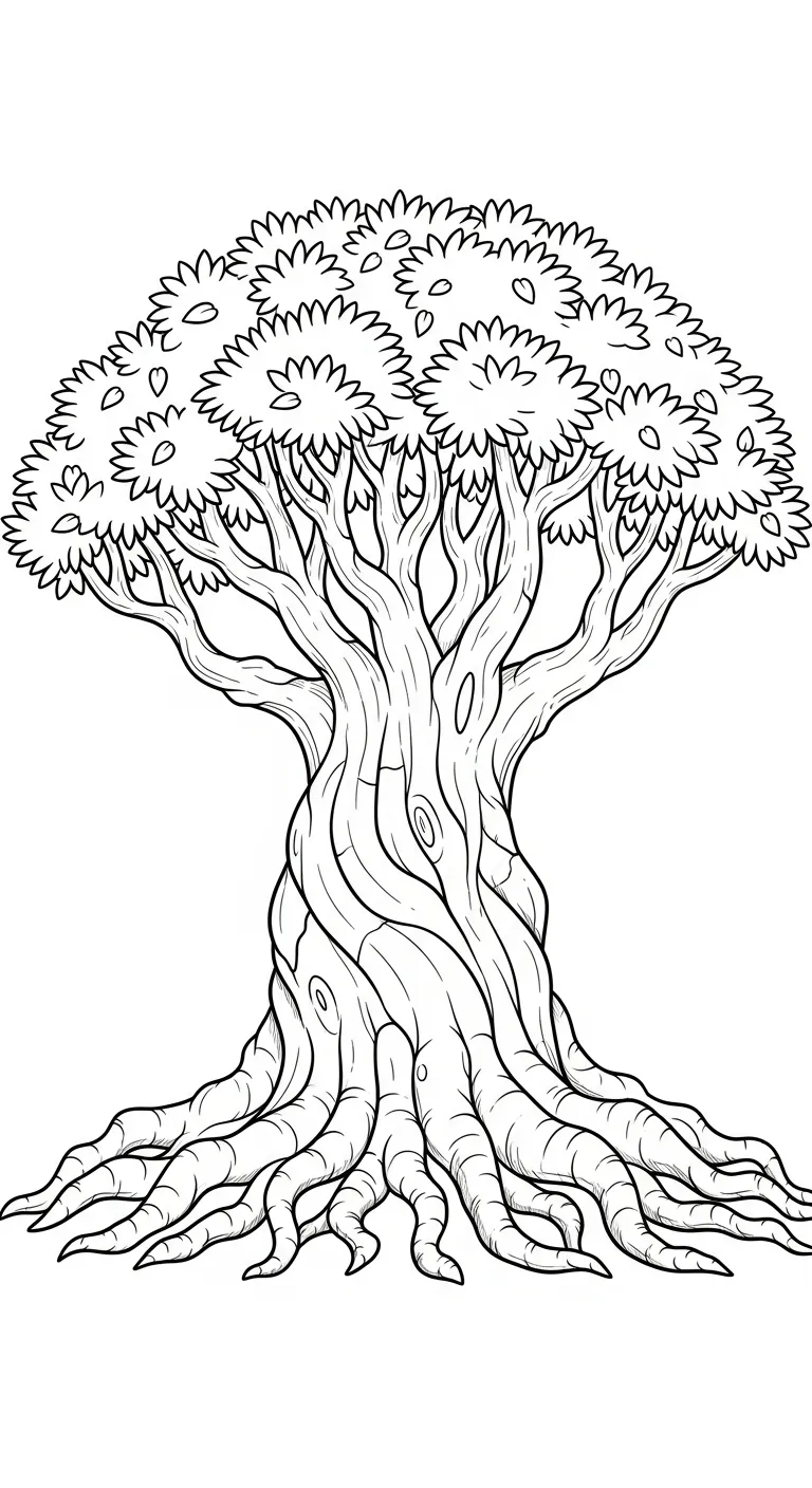 coloriage Dragonnier à imprimer pour enfant de 2 ans