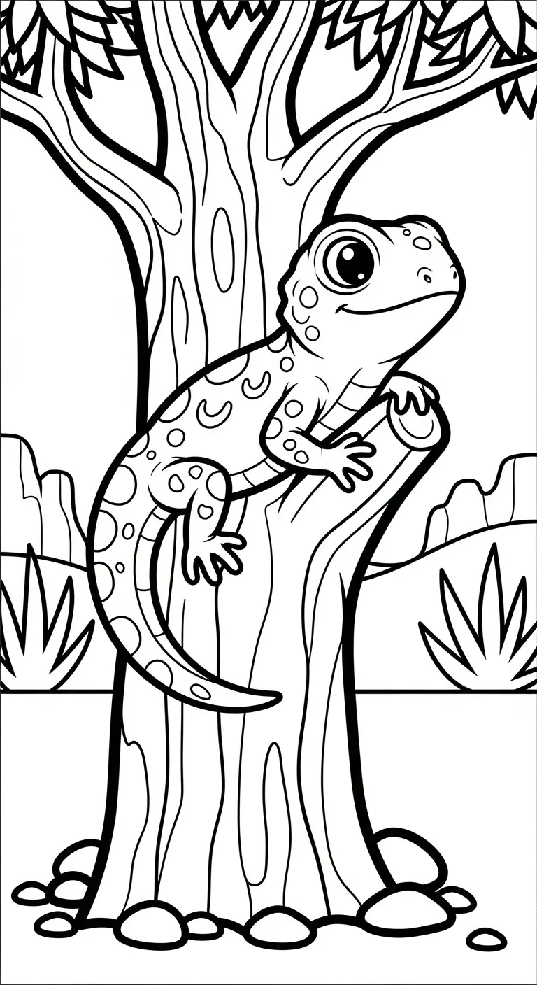 coloriage Dragonnier pour bebe a imprimer 1