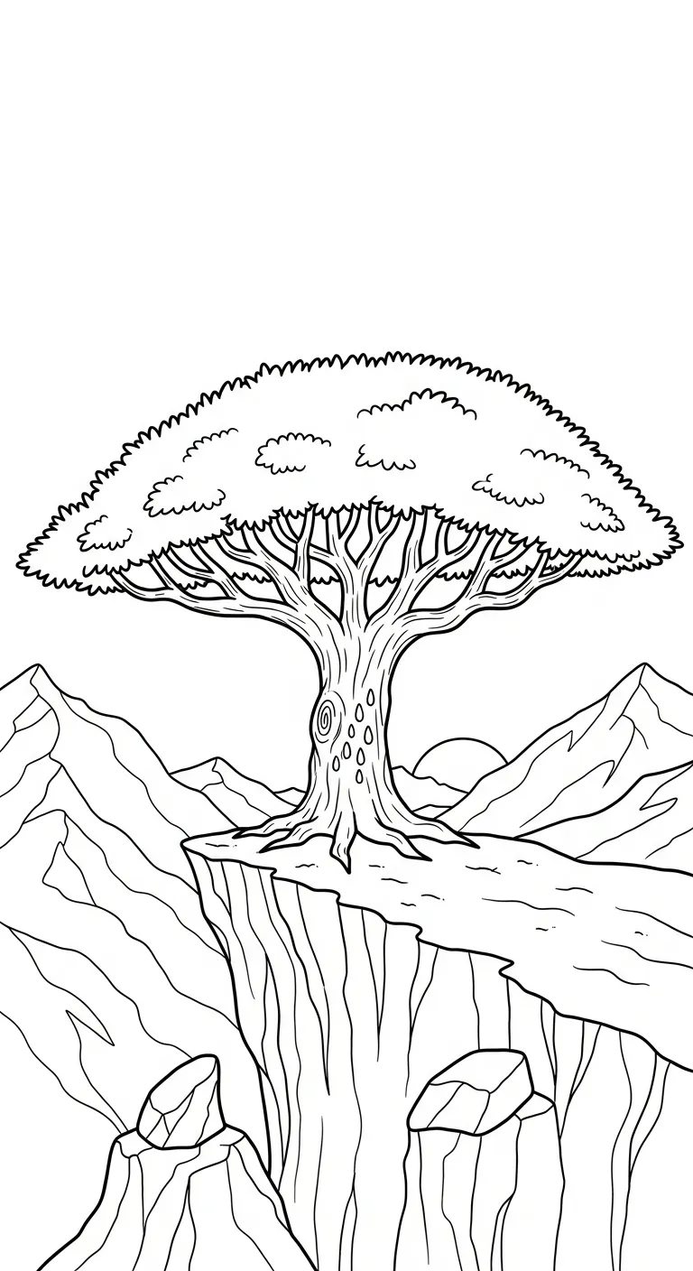 coloriage Dragonnier en ligne pour enfant