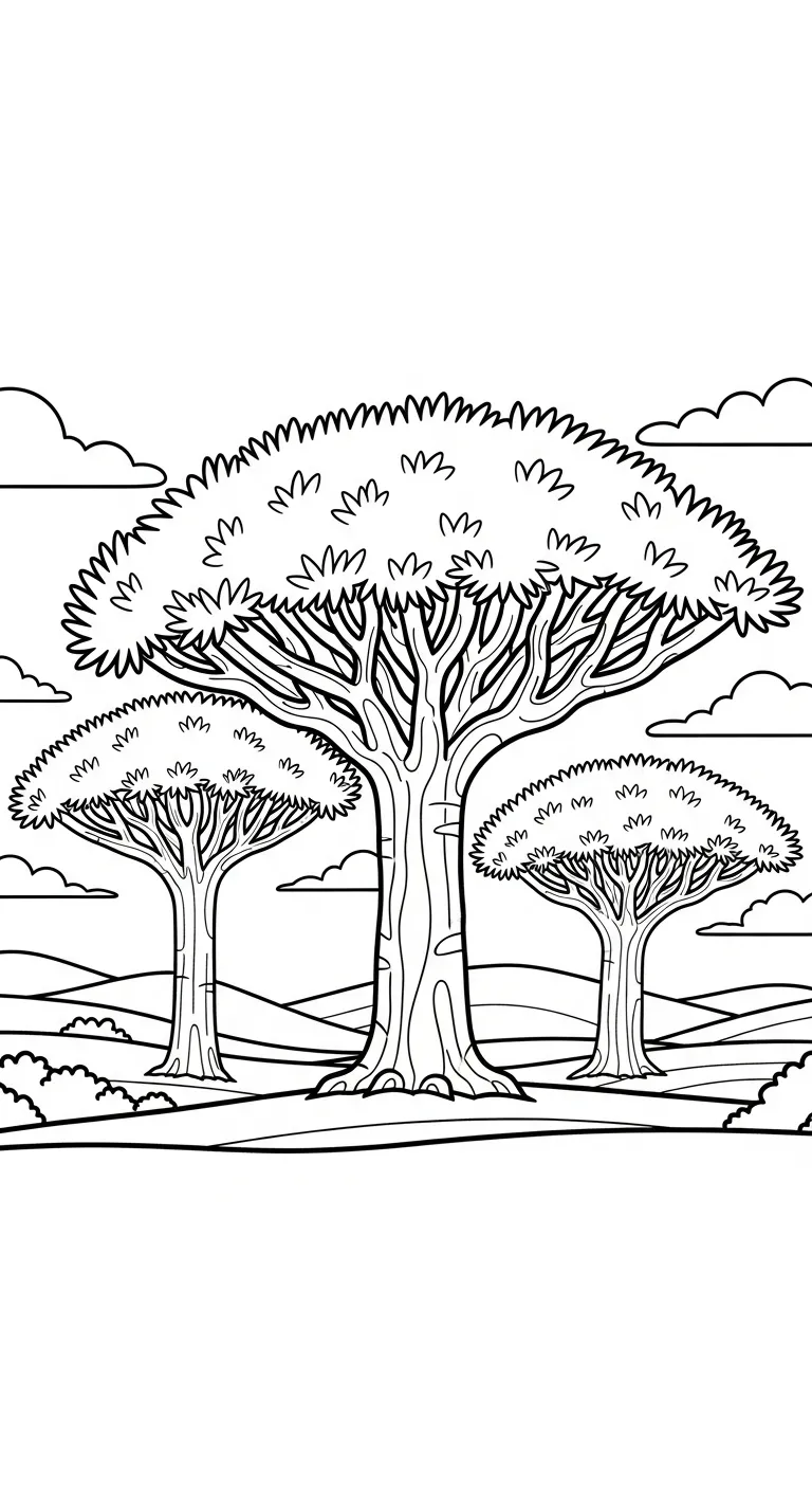 coloriage Dragonnier gratuit en ligne