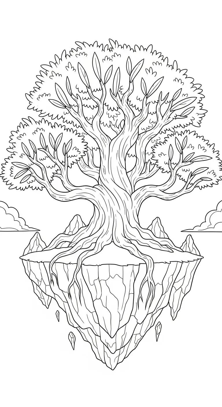 coloriage Dragonnier pour enfant a imprimer gratuit