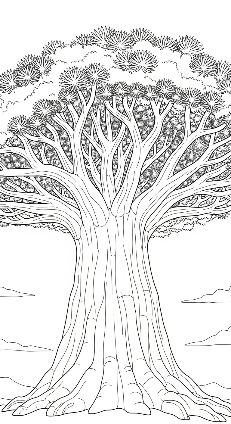 coloriage Dragonnier a imprimer gratuitement 1