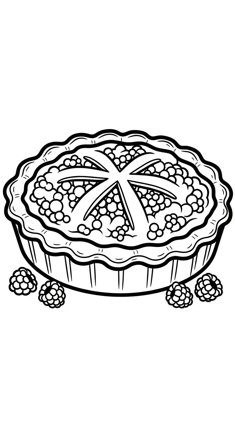 coloriage Framboise à imprimer pdf gratuit