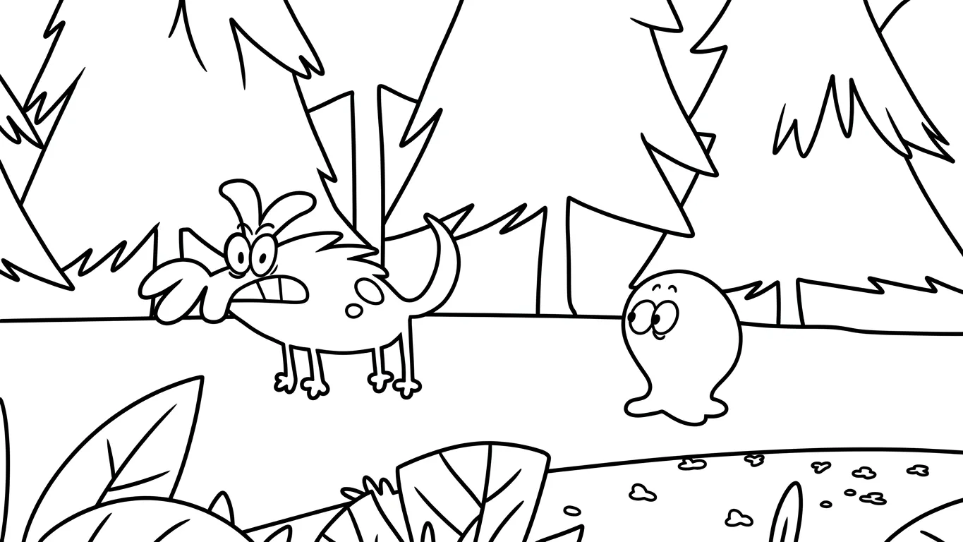 coloriage Lamput pour enfant de 2 ans