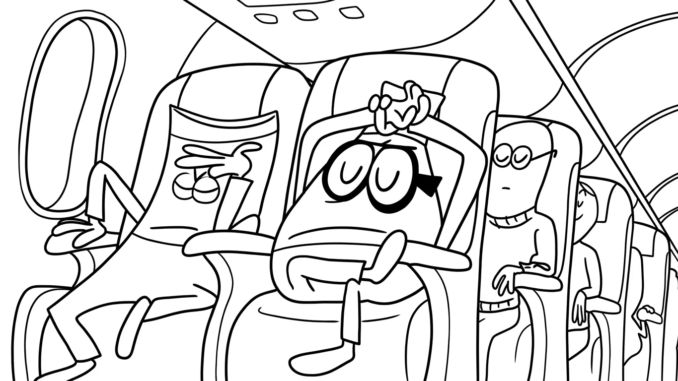 coloriage Lamput à imprimer gratuitement