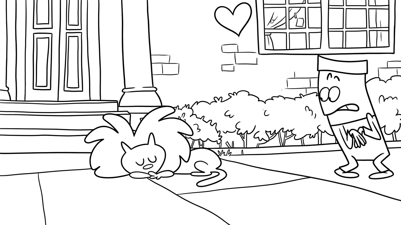 coloriage Lamput d'enfant a imprimer