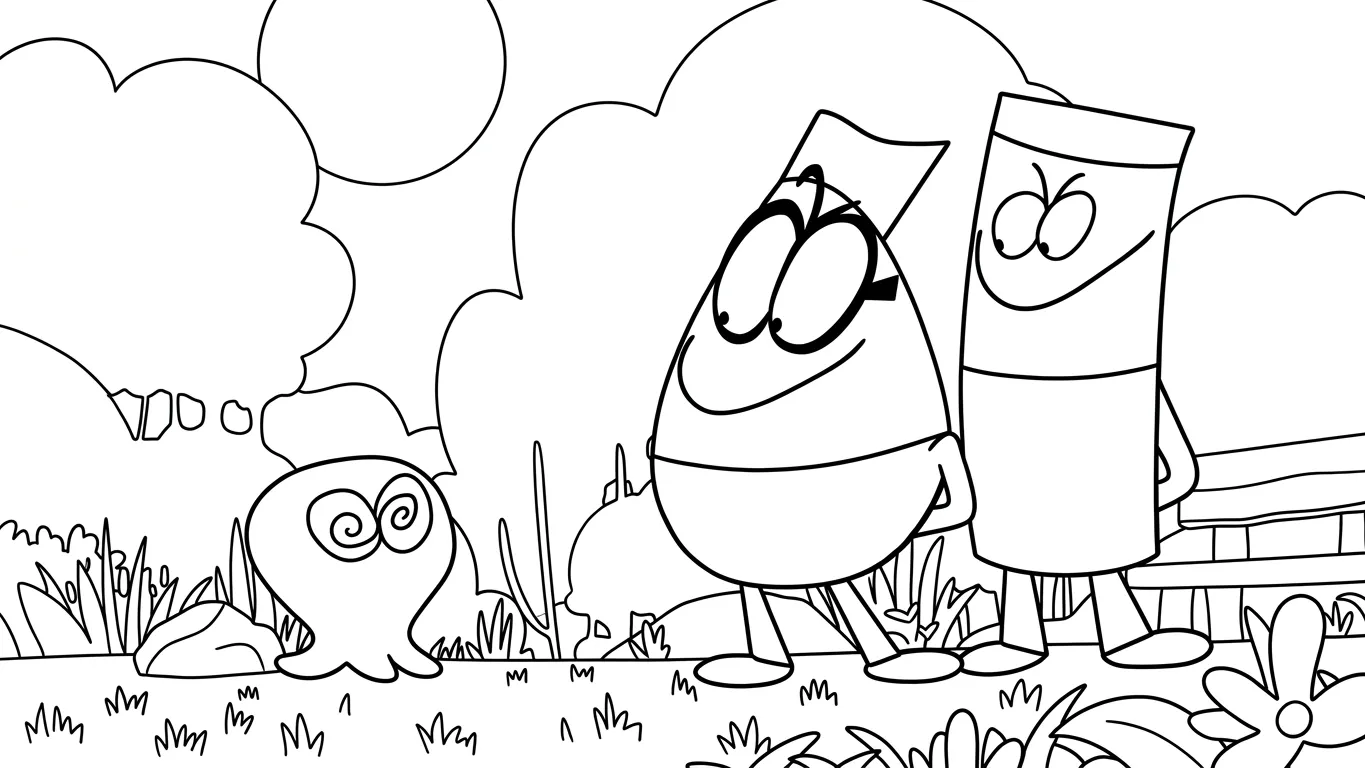 coloriage Lamput pour enfant de 10 ans