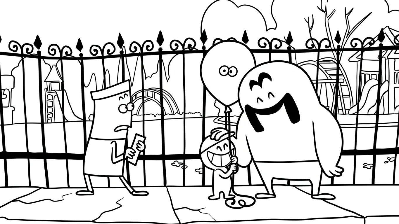 coloriage Lamput pour enfants a imprimer
