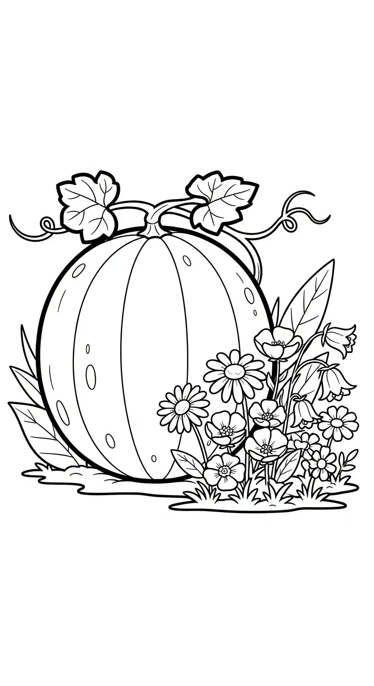 imprimer coloriage Melon Yubari gratuit