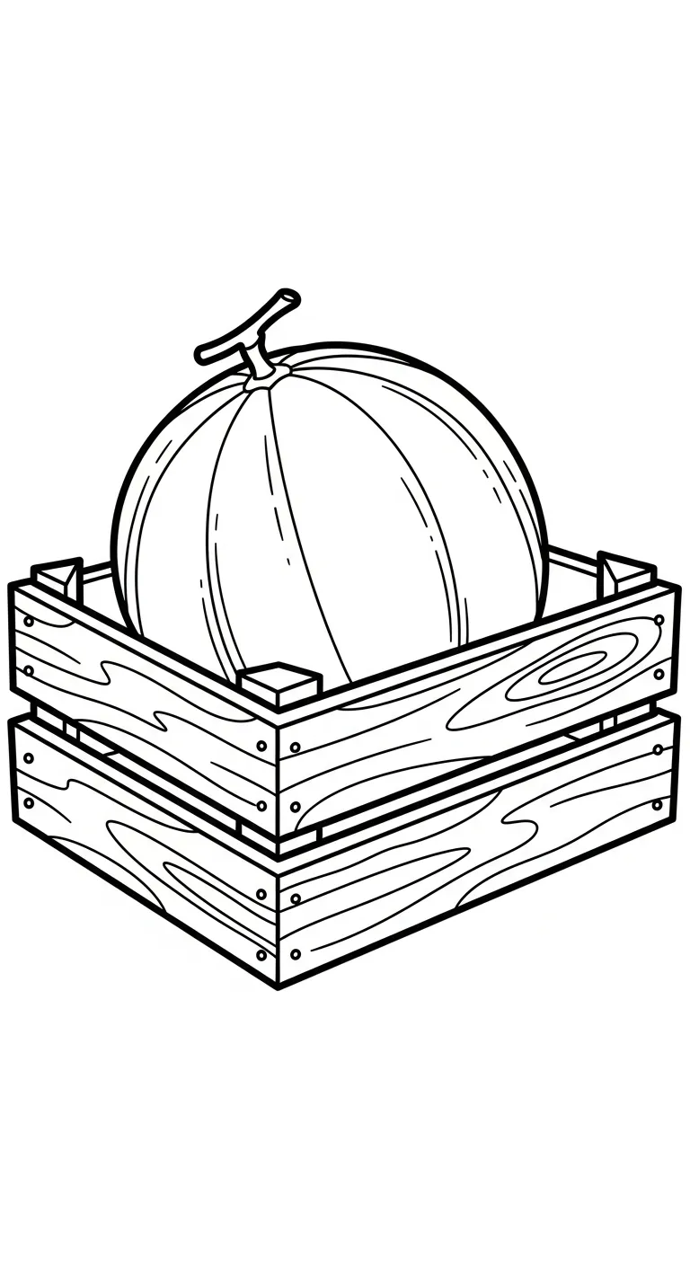 imprimer coloriage Melon Yubari