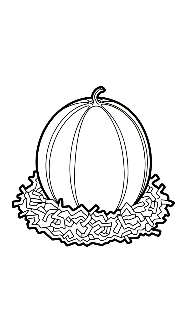 coloriage Melon Yubari à imprimer gratuitement 1
