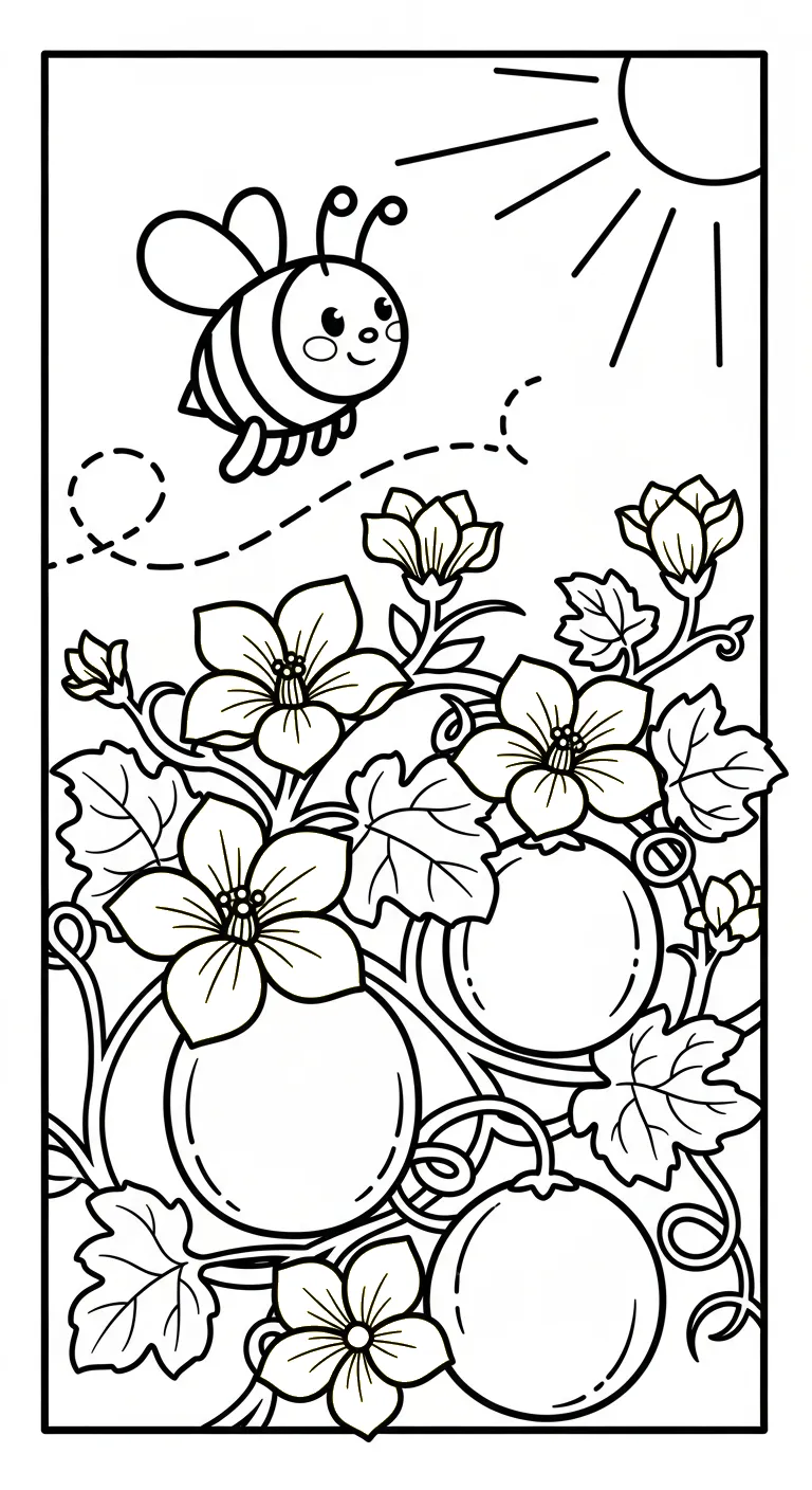 coloriage Melon Yubari à imprimer pour enfant de 9 ans 1