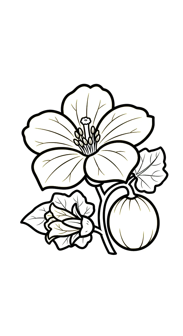 coloriage Melon Yubari pour enfant de 4 ans