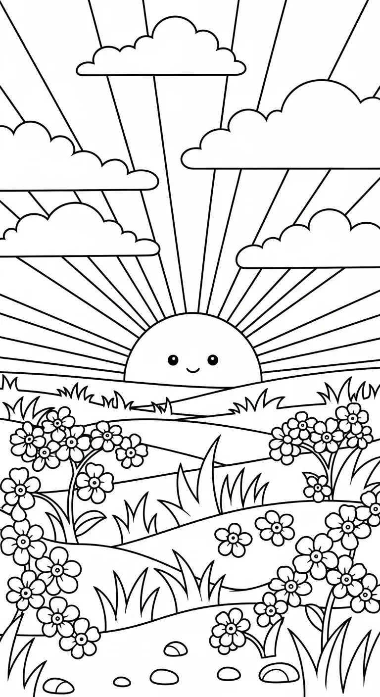 coloriage Myosotis a imprimer gratuitement 1