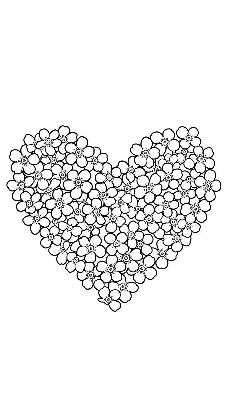 coloriage Myosotis à imprimer gratuitement pdf