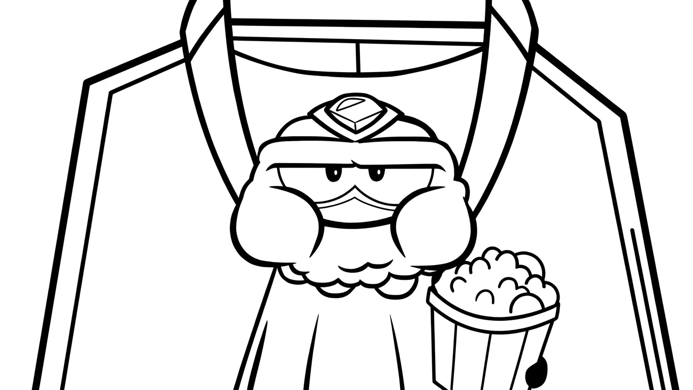 coloriage Om Nom Stories pour enfant de à imprimer 1