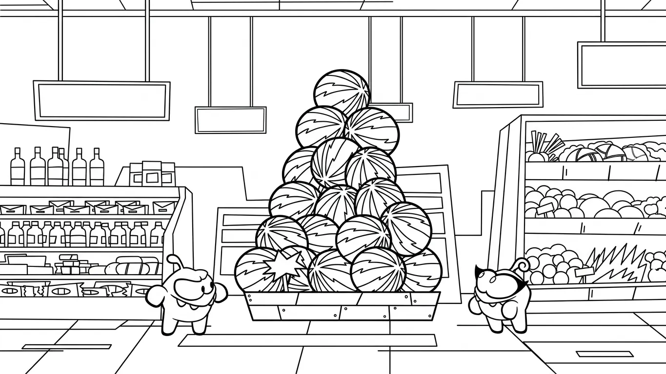 coloriage Om Nom Stories a dessiner et imprimer 1