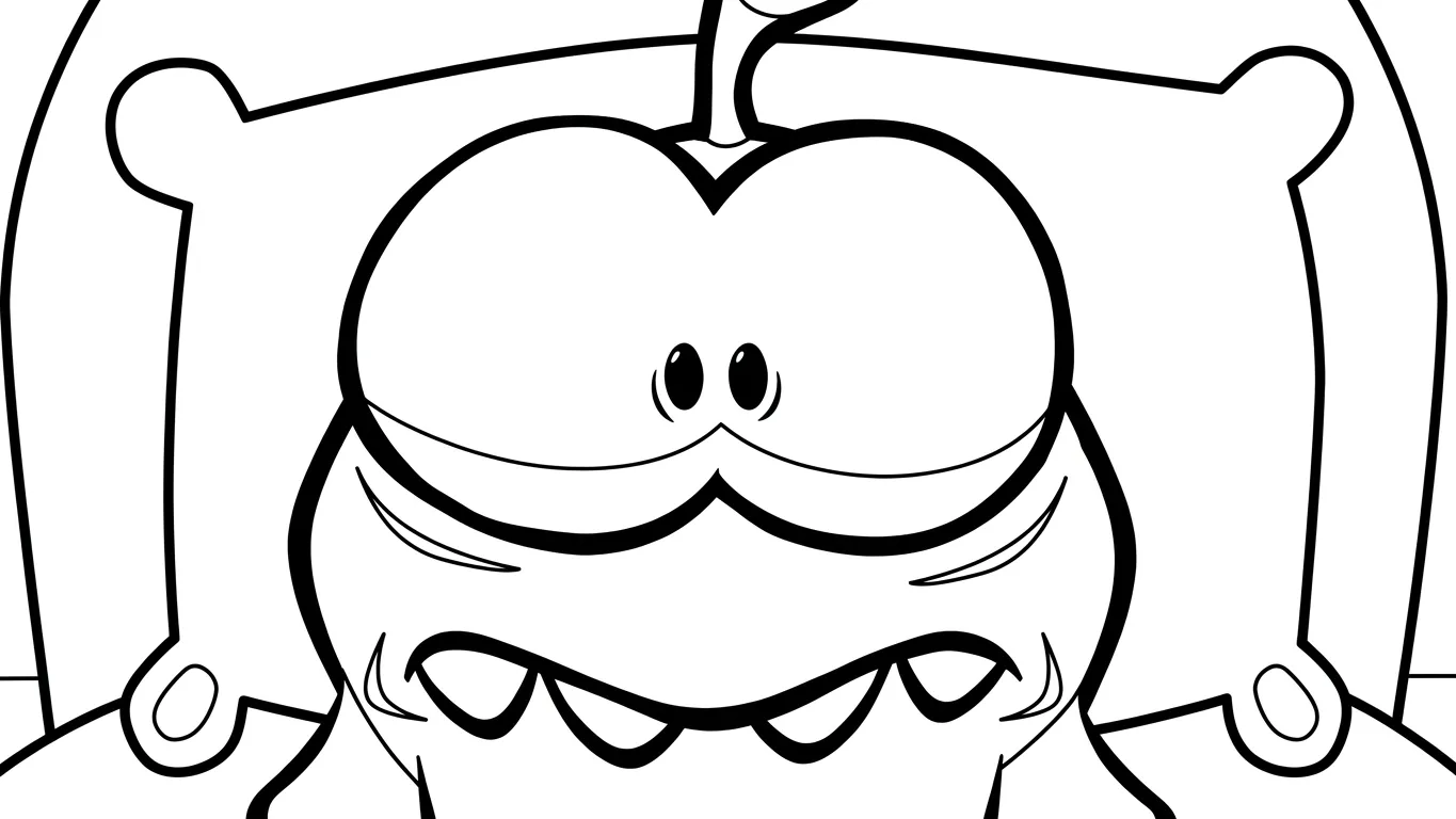 coloriage Om Nom Stories pour enfant de 6 ans