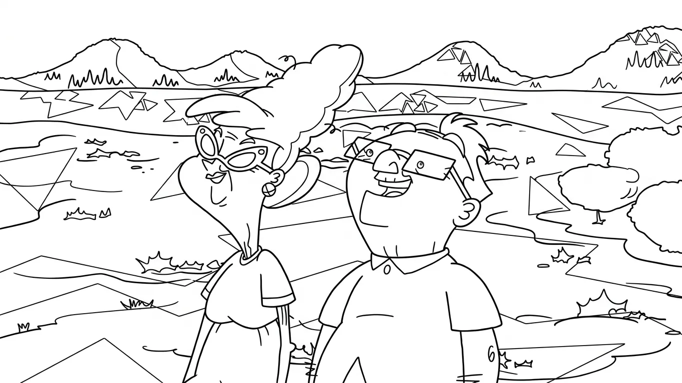 coloriage Phineas and Ferb a imprimer