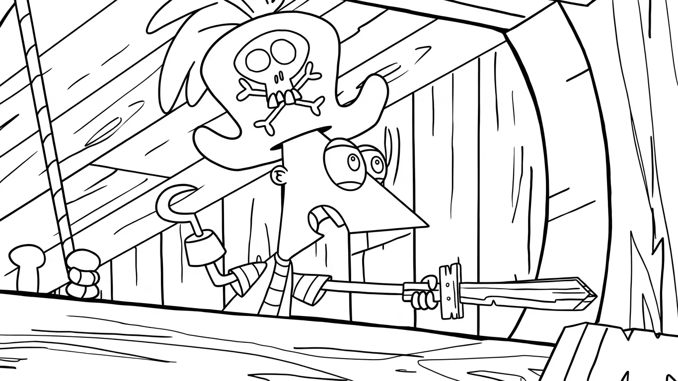 coloriage Phineas and Ferb à imprimer gratuit 1