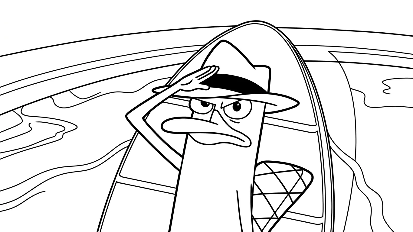 coloriage Phineas and Ferb en ligne