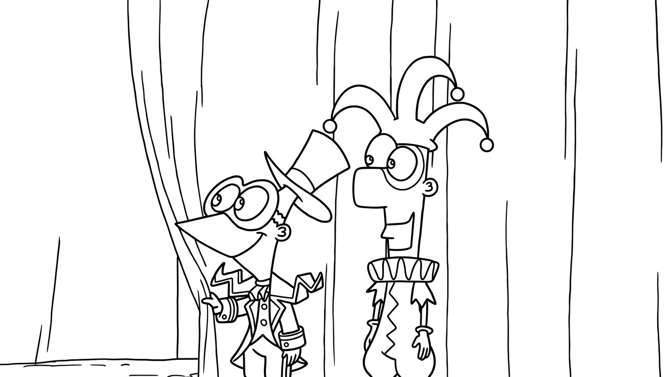coloriage Phineas and Ferb à imprimer pour enfants 2