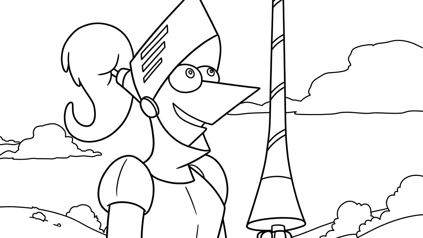 coloriage Phineas and Ferb a dessiner et imprimer