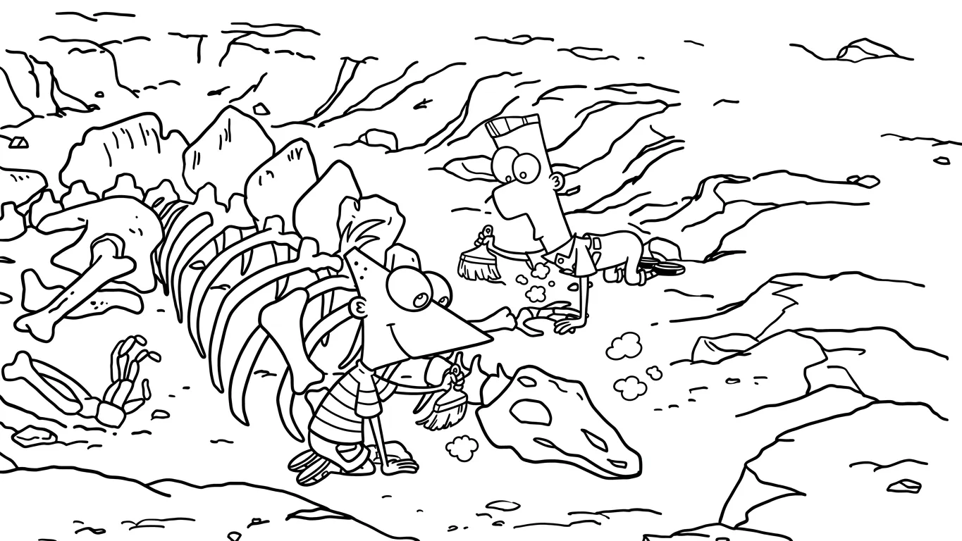 télécharger coloriage Phineas and Ferb gratuit 1