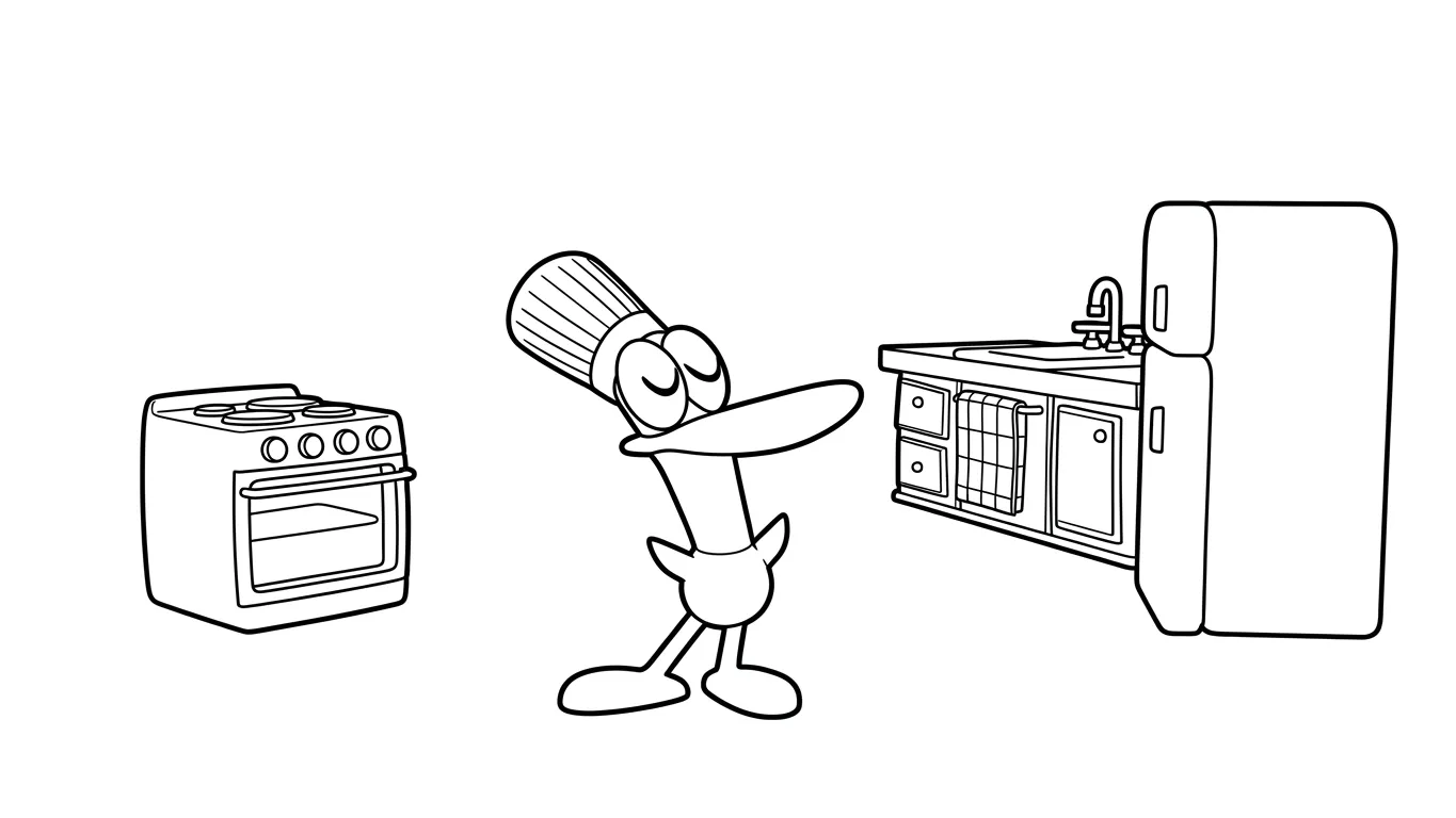 coloriage Pocoyo gratuit pour enfants
