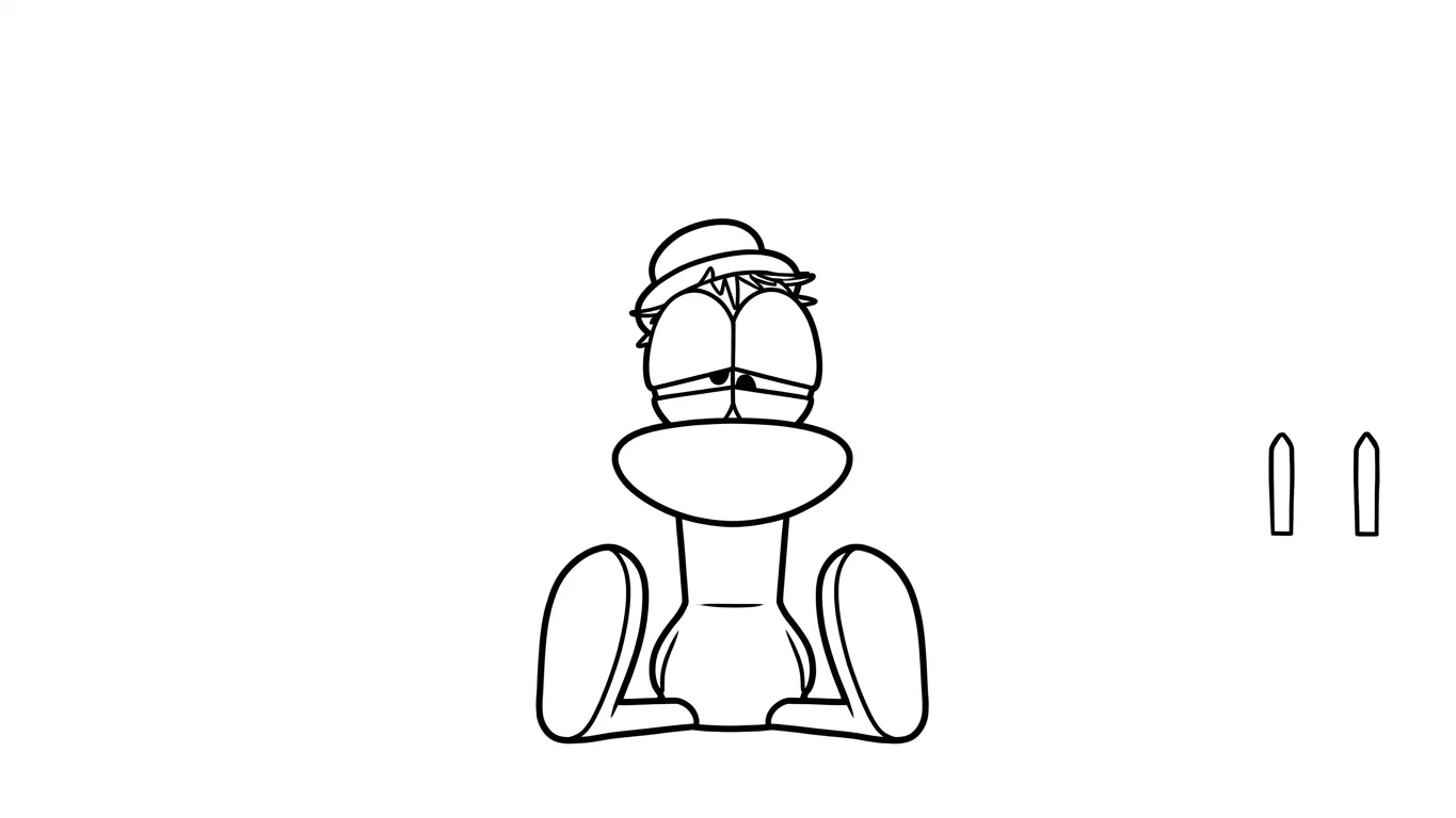coloriage Pocoyo à imprimer pour enfants 1