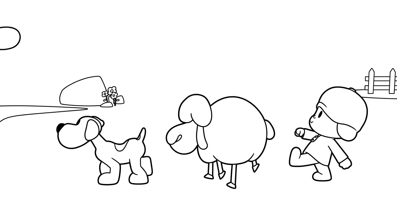 coloriage Pocoyo pour enfants
