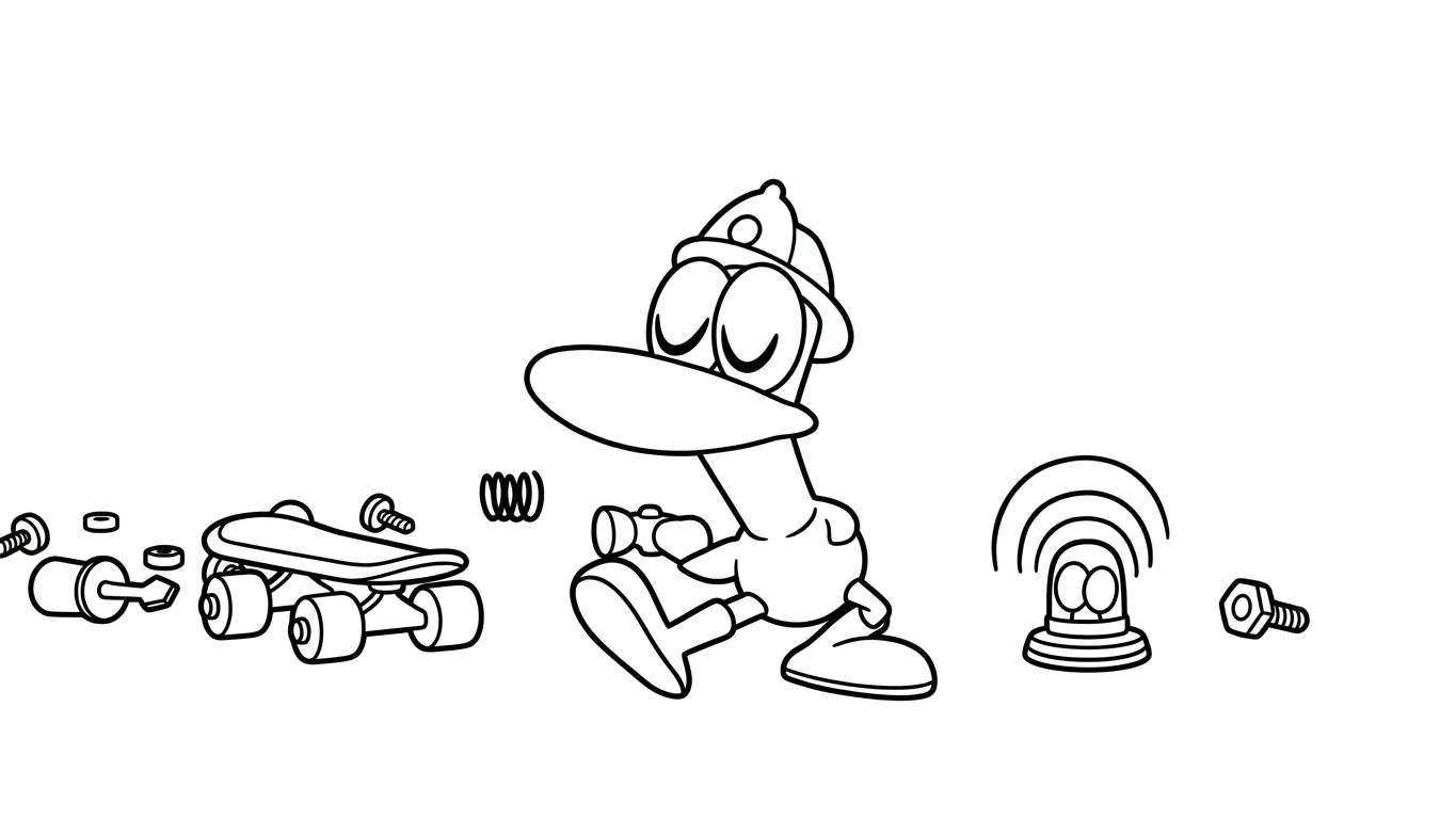imprimer coloriage Pocoyo