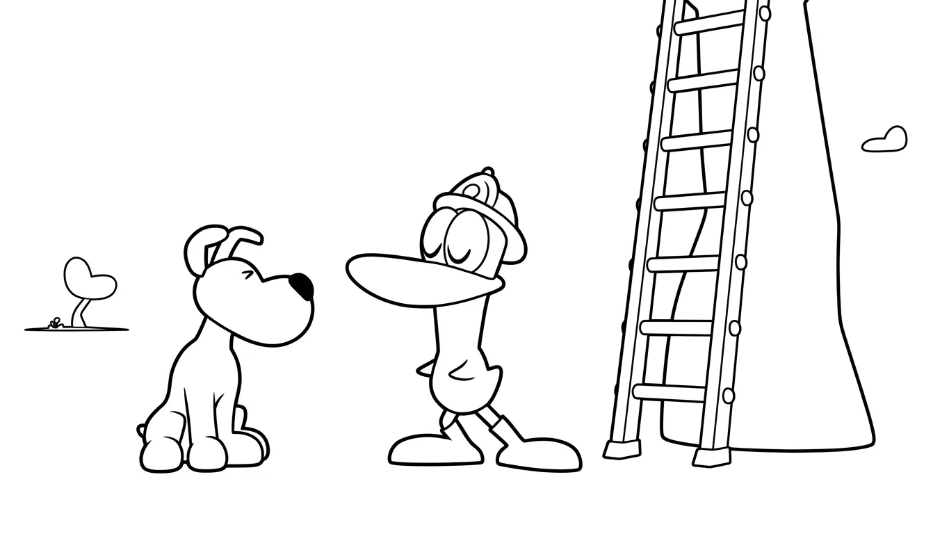 image pour coloriage Pocoyo enfant