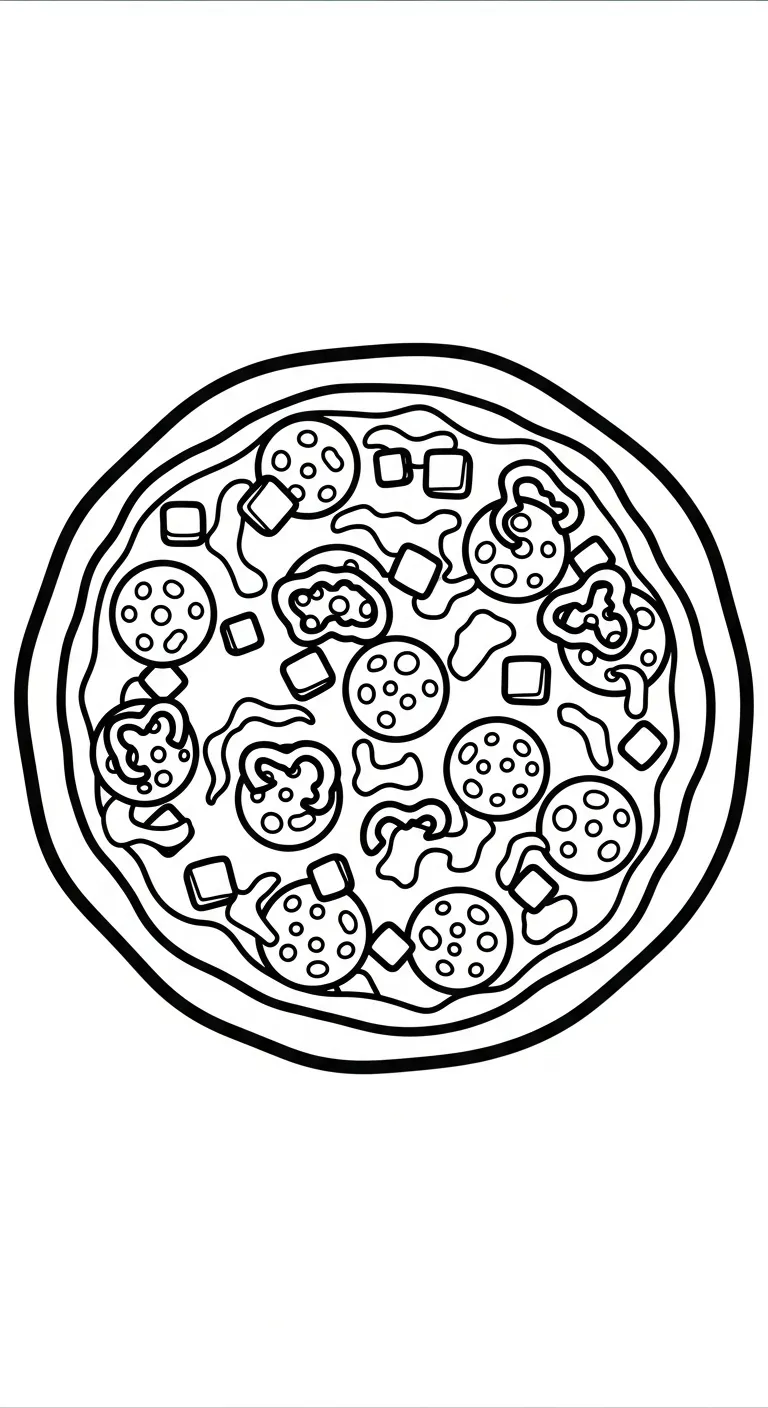 coloriage Poivron à imprimer gratuitement pdf